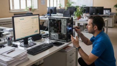 pc aziendale si riavvia surriscalda segnali