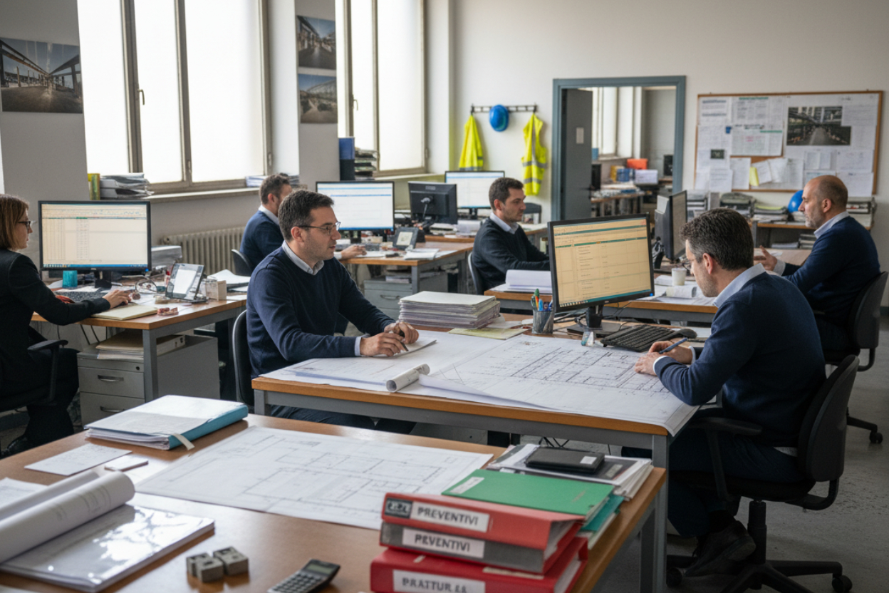 riorganizzazione email pavimentazioni industriali bergamo