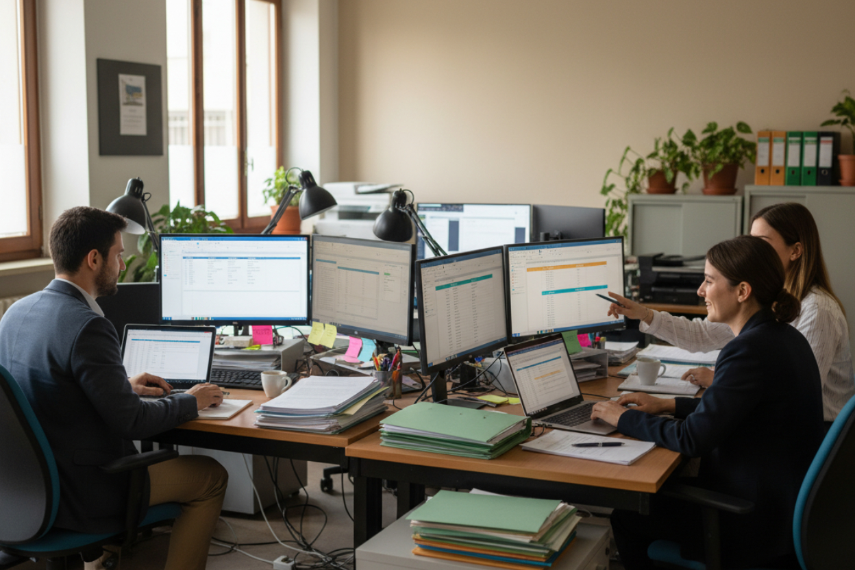 rubrica condivisa studio commercialista flussi ordinati