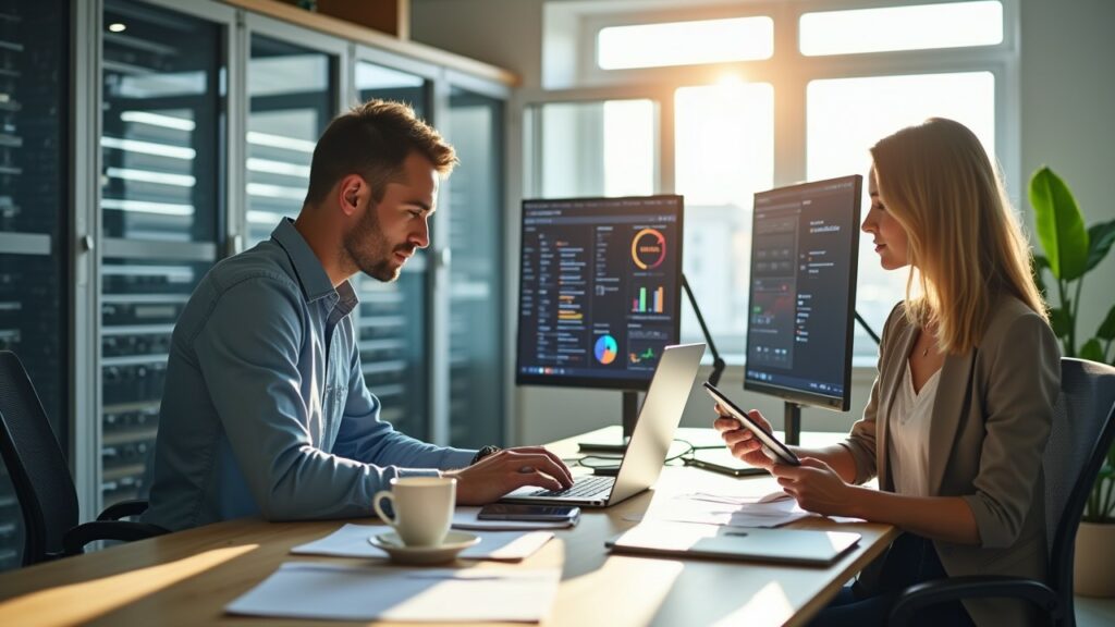 Sicurezza EPP e monitoraggio rete per azienda oleodinamica Tecnico informatico configura protezione EPP e monitoraggio rete aziendale