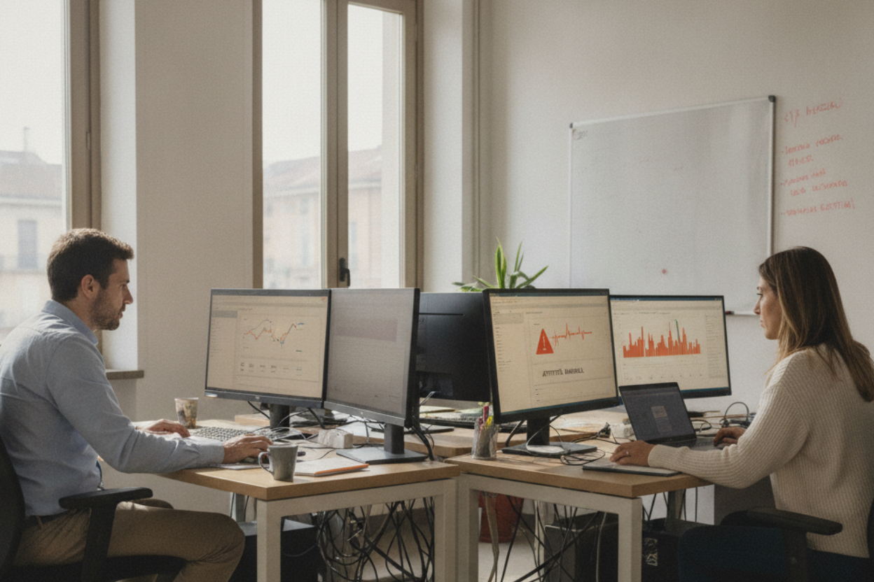 traffico malevolo sito server wordpress